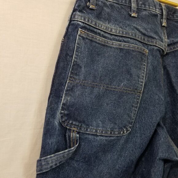 BULWARK FR Mens Blue Denim Fire Flame Resistant  Work Jeans Size 34 X 35 PEJ8DW5 - Picture 13 of 16